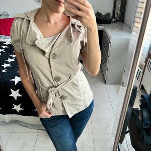 GORGEOUS TRENCH COAT STYLE SWEATER!